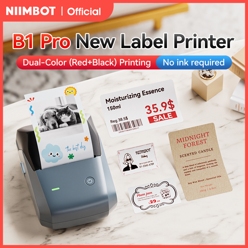 Commercial Shirt Printing Machine - Niimbot B1 Pro Label Printer 300