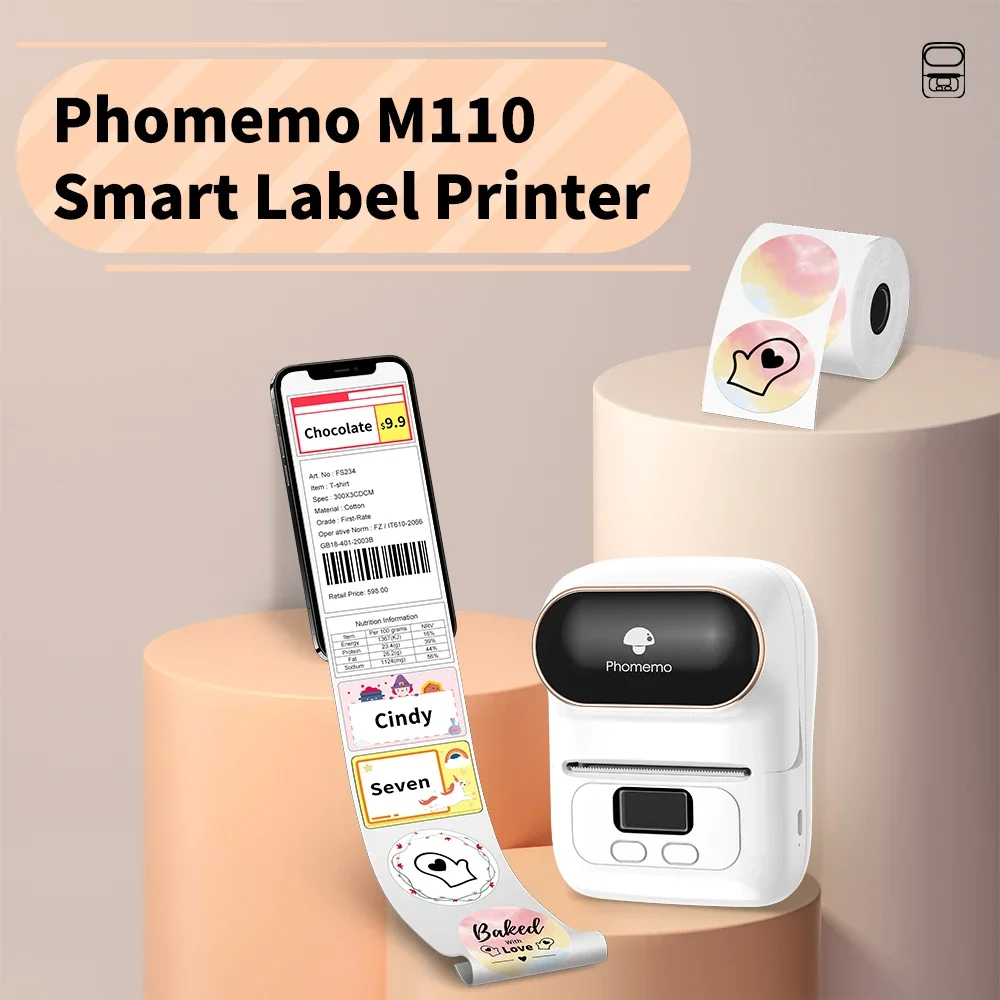 M110 Label Printer Mini Printe - Commercial Shirt Printing Machine recension och pris