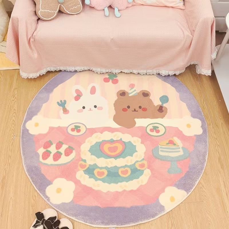 Cute Rabbit Bear Cake Print Ro - Wholesale Commercial Printing recension och pris