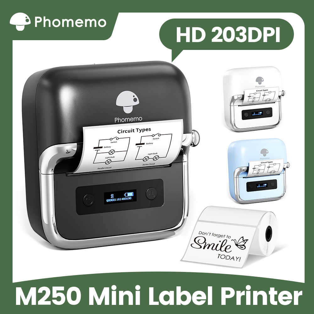 Phomemo M250 Label Maker 75mm  - Commercial Shirt Printing Machine recension och pris